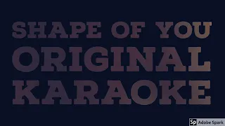 Shape of you high quality karaoke for free | Sing along | Ed Sheeran | Shape of you with lyrics