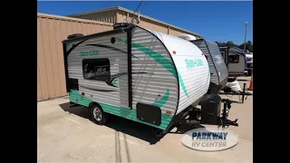 SOLD!2019 Sunset Park Sunlite 16BH  Mini Travel Trailer, 16.5 ft. Long, 2480 Pds, Queen Bed, $16,900