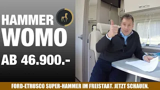 NEU: Ford Etrusco V 6.6 SF - teilintegriertes Wohnmobil  - der Hammer in diesen Zeiten!