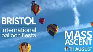 Bristol Balloon Fiesta 2018 - Mass Ascent Saturday 11th August