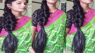 hairstyle for festival/ for saree/wedding hairstyle/selfhairstyle/hairstyle girl/bridal hairstyle