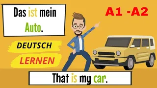 Deutsch lernen mit einfachen Sätzen | A1 | im Alltag Easy german Easy Deutsch