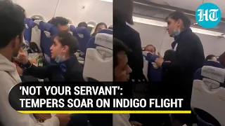 ‘Shut up!’: IndiGo air hostess yells at passenger on flight; Mid-air shouting match goes viral