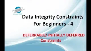 Initially Deferred Constraint | Deferrable Constraint in Oracle | Deferred Constraints Oracle