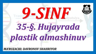 35­-§. Hujayrada plastik almashinuv. DNK, RNK va Oqsil biosintezi II ДНК, РНК ва Оксил биосинтези