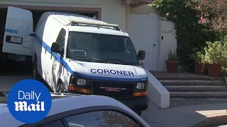 Emergency services and coroner seen at Mac Miller's Studio City home