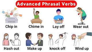 English Vocabulary : 25 Advanced Phrasal Verbs | phrasal verbs with sentences | Listen and Learn