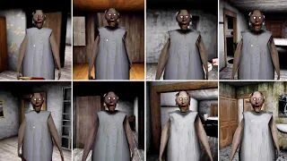 Granny All Version Jumpscares | 1.0 - 1.8