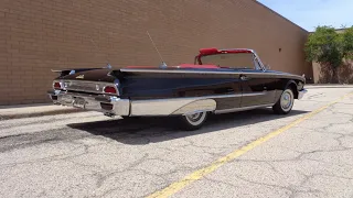 SUN DAY ! 1960 Ford Sunliner in 352 CI Engine in Raven Black & Ride My Car Story with Lou Costabile