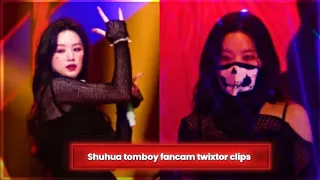 (G)-IDLE Shuhua tomboy facecam twixtor clips