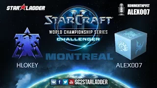 2017 WCS Challenger Montreal: HloKeY (T) vs Alex007 (R) | От первого лица