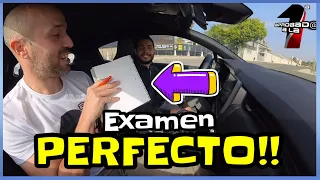 🔴Un ALUMNO muy PRO hace el EXAMEN PERFECTO🔴 Simulacro examen CONDUCIR