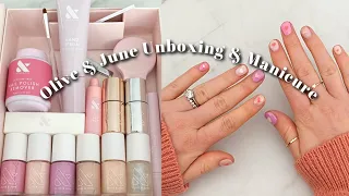 Olive & June mani system unboxing + Valentine's Day inspired manicure