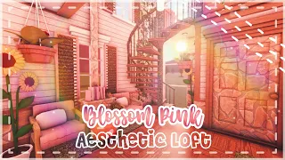 Blossom Blush Pink Fairycore Aesthetic Loft Speedbuild and Tour - iTapixca Builds