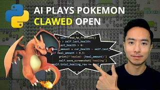 AI Plays Pokemon Clawed Open