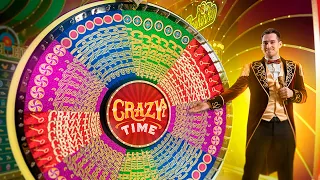 CRAZY TIME KEPT HITTING BONUS GAMES!!!(CRAZY SESSION)