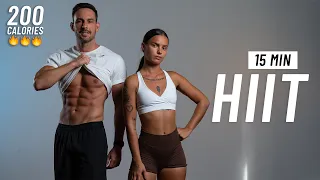 15 MIN CARDIO HIIT WORKOUT - ALL STANDING - Full Body, No Equipment, No Repeats