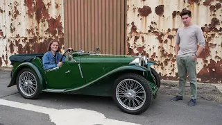 HOW TO DRIVE AN MG-PB [Getting Used to Non-Synchromesh] - The Motor Shed Ep. 6