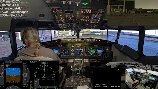 EIDW - EKCH - ESSA | VATSIM: Vectors to Copenhagen | X-Plane 12 | ZiboMod | Home Cockpit | B737