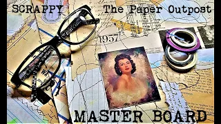 Let's Make Scrappy Collage Master Boards from Scraps! Sew & No-Sew! Junk Journal Fun! Paper Outpost!