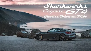 Sharkwerks Cayman GT4 Sunrise Drive Down Pacific Coast Hwy to Big Sur