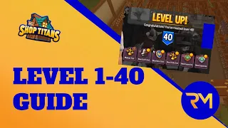 1-40 Levelling Guide - Shop Titans