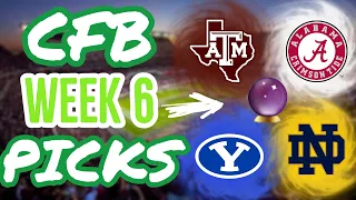 College Football *Week 6* Picks & Predictions || 2022