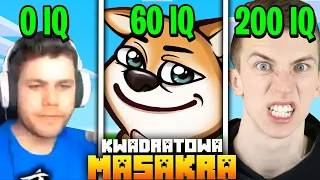 SPRAWDZAM IQ YOUTUBERÓW Z KWADRATOWEJ MASAKRY XD (Minecraft Kwadratowa Masakra)