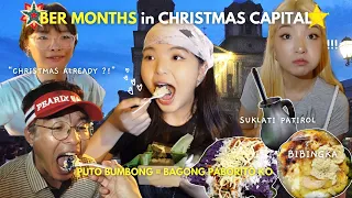 Experiencing BER MONTHS in Pampanga [Our Home] 🇵🇭 Filipino Christmas Dessert Hunting !