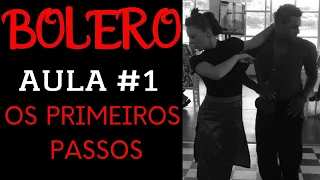 Como dançar BOLERO/os primeiros passos. (Série BOLERO do zero aula #1) Dança de Salão