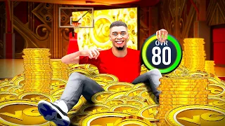 NO MONEY SPENT BUILD HITS the STAGE FOR THE 1ST TIME! - 60 to 99 Overall Evolution on NBA2K24!