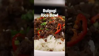 Ground Beef BULGOGI Rice Bowl in 15 Minutes!