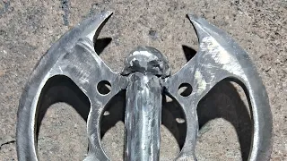 how to make to bike spockit into viking axe ll making diy