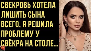 Свекровь хотела лишить сына наследства, но я решила всё у свекра на столе. Истории Любви и Измен