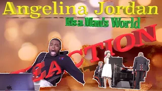 It's a Man's World - Angelina Jordan and Forsvarets Stabsmusikkorps | REACTION