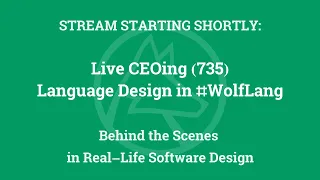 Live CEOing Ep 735: Language Design in the Wolfram Language [DiffTools]
