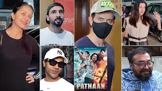 PATHAN On 🔥 Celebrities Arrive To Watch Shahrukh Khan Salman Khan Action In Pathaan Movie