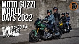 Moto Guzzi World Days 100th anniversary V100 Mandello with Ewan McGregor