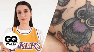 Valentina Vignali racconta la storia dei suoi 53 tatuaggi | Tattoo Tour | GQ Italia