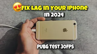 How to Fix Lag on iPhone ( 6/ 6s/ 7/ 8/ XR )Low End | iPhone 6s PUBG Performance in 2024 | PUBG Test