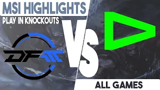 DFM vs LLL Highlights All Games | MSI Play ins 2023  Day 4 | DFM vs LOUD