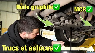 Entretien moteur et boite sur la Porsche 911✅Passage à l'huile graphite et au MCR😱