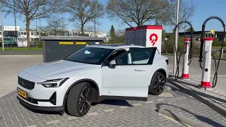 Polestar 2 fast charging 10% to 60% at Kempower NL