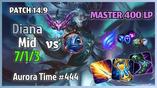 EUW OTP Diana Mid Master ~ Patch 14.9 ~ Diana vs FIZZ ~ KDA : 7/1/3