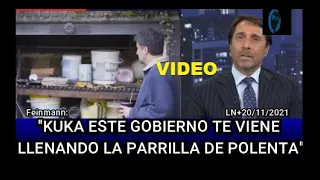 Feinmann: "KUKA, este gobierno te viene llenando la parrilla de polenta!"