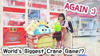 World’s Biggest Crane Game… AGAIN!! 30,000 YEN CHALLENGE