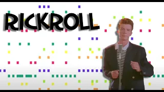 Rickroll in Song Maker - Chrome Music Lab