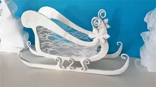 СКАЗОЧНЫЕ САНИ СВОИМИ РУКАМИ...FABULOUS SLED OWN HANDS.