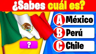 Quiz de BANDERAS 🤔🧠 Adivina el PAIS por su Bandera /  ¿Que País es?