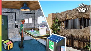 Detailing and backstage ideas | Sand Cat Habitat | Zimba Zoo | Planet Zoo